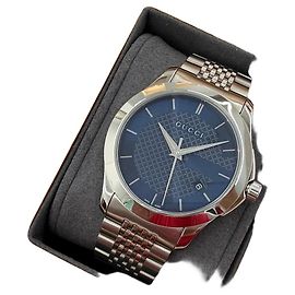 Gucci Bracciale G-Timeless Quadrante Blu Grano di Riso