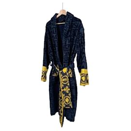 Accappatoio da bagno Love Baroque da uomo Blu - Versace