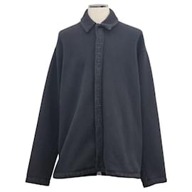Camicia in cotone pesante con logo ricamato - Balenciaga