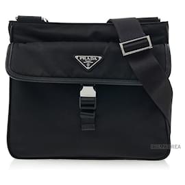 Prada (XOO) Borsa a tracolla da uomo in pelle Saffiano