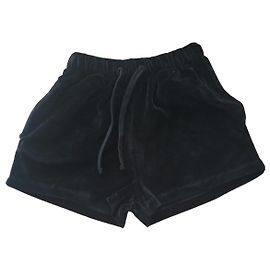 Iro Schwarze Samtshorts
