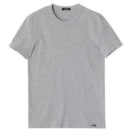 Camiseta de manga corta con logotipo y cuello redondo - Tom Ford