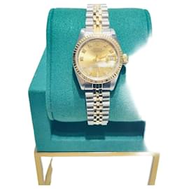 Orologio da donna Datejust Champagne Diamond Combination - Rolex