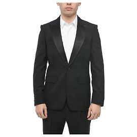 Burberry Blazer de lã bordado preto