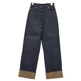 Gucci Pantalones vaqueros con dobladillo sin usar