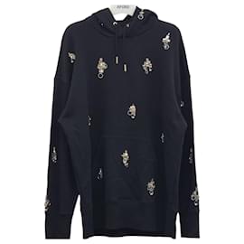 Oversized-Kapuzenpullover aus Baumwolle mit Kristallverzierungen - Givenchy