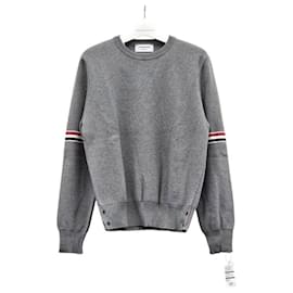 Milano-Struktur Strick mit Streifen - Thom Browne