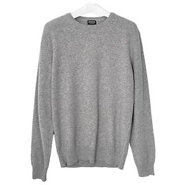 Ermenegildo Zegna Unbenutzter Kaschmirstrick Größe Grey