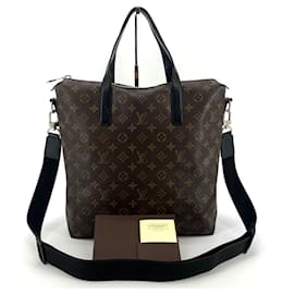 Louis Vuitton Tote e borsa a tracolla Kitaan in tela Monogram Macassar