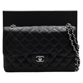 Chanel Borsa a tracolla con catena argentata