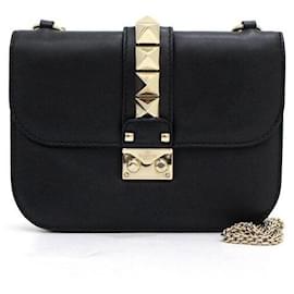 Rockstud Gold Chain Schultertasche und Umhängetasche - Valentino