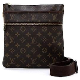 Louis Vuitton Pochette Valmy PM in tela Monogram, borsa a tracolla da uomo