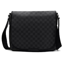 Louis Vuitton Borsa a tracolla Messenger Daniel MM in tela Damier Graphite