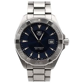 Tag Heuer Orologio AQUARACER in acciaio per uomo con quadrante blu e quarzo