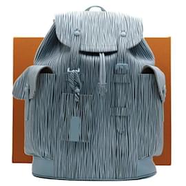 Zaino Christopher MM azzurro per uomo - Louis Vuitton