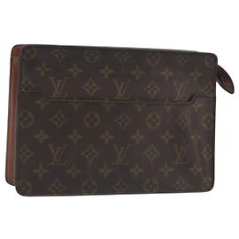 LOUIS VUITTON Pochette Homme Monogram Clutch M51795 LV Auth 191001