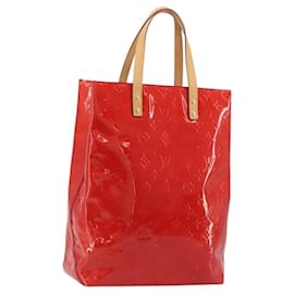 LOUIS VUITTON Borsa Monogram Vernis Reade MM Rosso Rouge M91086 Auth am12088V - Louis Vuitton
