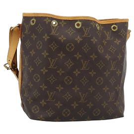LOUIS VUITTON Borsa a Spalla Monogram Petit Noe M42226 LV Auth 193137