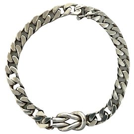 Tiffany & Co Bracciale charm Tiffany Vintage Center Knot Cuban Link