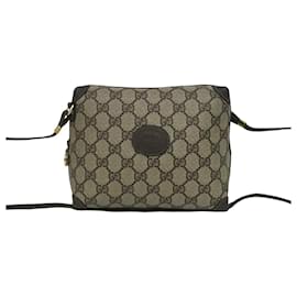 Mini borsa a tracolla in pelle con motivo GG Vintage Gucci