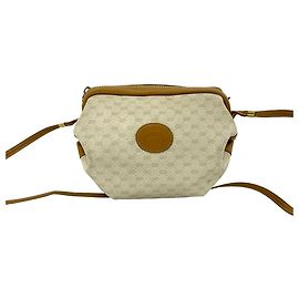 Bolso de hombro/Pouch de cuero Gucci Vintage Micro GG Logo