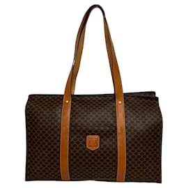 Céline CELINE Vintage Macadam Blazon Ledertasche