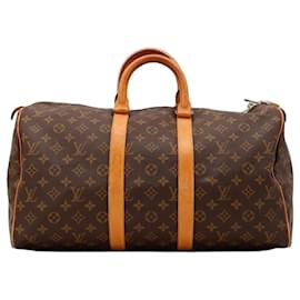 Borsa da viaggio Louis Vuitton Keepall 55 Monogram Canvas