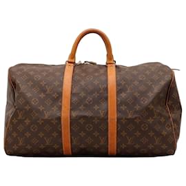 Borsa da viaggio Louis Vuitton Keepall 55 Monogram Canvas