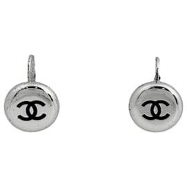 Orecchini a lobo argentati Chanel