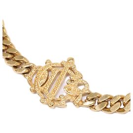 Pulsera de eslabones cubanos Christian Dior Emblem
