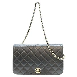 Borsa a Spalla Chanel Lambskin Full Flap Turnlock Matelassé 23