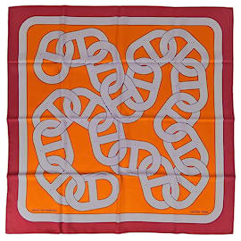 Foulard in seta Hermes Carre 90 Circuit 24 Faubourg - Hermès