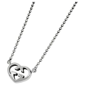 Gucci Interlocking G Heart Halskette