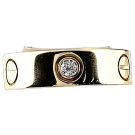 Anel Love da Cartier em ouro amarelo 18K com diamantes