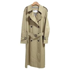 Aquascutum Trenchcoat lang mit Karomuster und Gürtel - Autre Marque