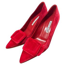 Décolleté Maysale Velour Manolo Blahnik