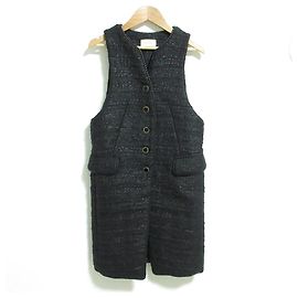 Autre Marque DES PRES Chic Tweed Vest