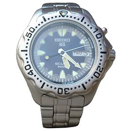 Seiko AGS Scuba Automatik-/Quarz-Uhr ref. 5M23-6B40