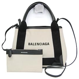 Borsa Balenciaga Navy Cabas XS
