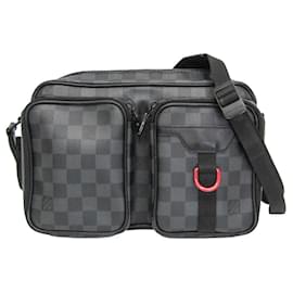 Borsa Messenger Utility Louis Vuitton Damier Graphite