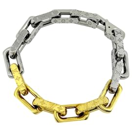 Bracciale a catena Louis Vuitton Monogram LV GP argentato