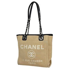 Chanel Deauville Line Chain Tote Bag