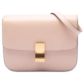 Celine Pink Medium Calfskin Classic Box - Céline