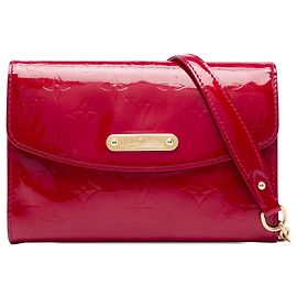 Pochette Bel Air en monograma vernis rojo Louis Vuitton