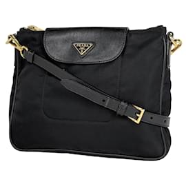 Borsa a tracolla Prada PRADA Logo Plate