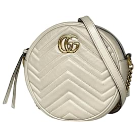Borsa a tracolla in pelle Gucci GG Marmont