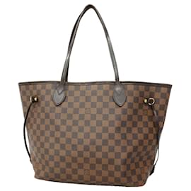 Bolso Tote Louis Vuitton Damier Neverfull MM N51105 Ebene