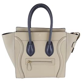 Celine Leder Bicolor Tote Bag - Céline