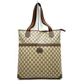 Gucci GG Supreme Sherry Brown Old Tote Tasche für Damen