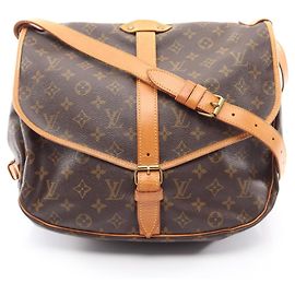 Borsa a Spalla Louis Vuitton Saumur 35 Monogram